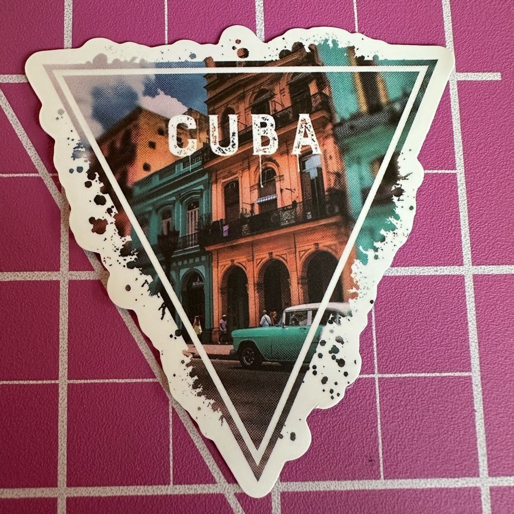 💜13/$13 +Bundle Sticker Sale | Travel Cuba Waterproof Sticker
